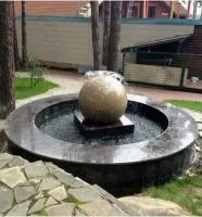 Сфера гранит фонтан 3D шар (518901) ∅ 750 мм. Сокол 
