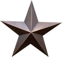 Звезда на памятник листовая бронза патина в Соколе (518498)