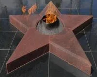 Звезда вечного огня из красного гранита в Соколе (518541)