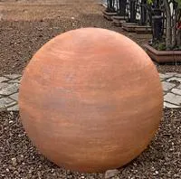 Железный шар сталь кортен (518914) ∅ 1350 мм. Сокол
