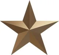 Звезда на памятник ветерану ВОВ из бронзы в Соколе (518494)