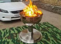 Чаша торжественного огня Афины (51756458) производство для ø 360 мм. ветроустойчивая в Соколе