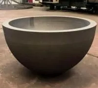 Полусфера сталь Ст3 ∅ 1000 стенка 80 мм.